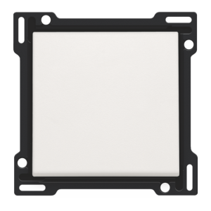 enjoliveur interrupteur simple blanc Niko 101-61105