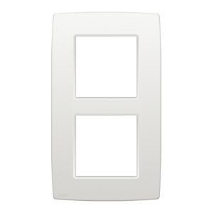 plaque double original white