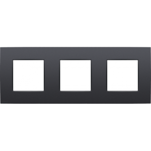 plaque triple intense anthracite