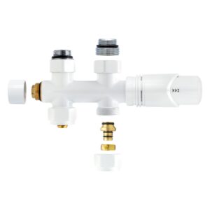 KIT DE RACCORDEMENT CENTRAL DROIT BLANC M30X16/2