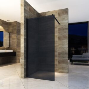 ALONI PAROI DE DOUCHE EN VERRE FUMÉ 8MM