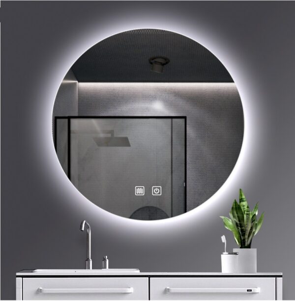 ALONI OMEGA MIROIR LED ROND AVEC CHAUFFAGE (Ø 120CM)
