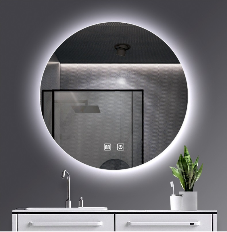 ALONI OMEGA MIROIR LED ROND AVEC CHAUFFAGE (Ø 120CM)