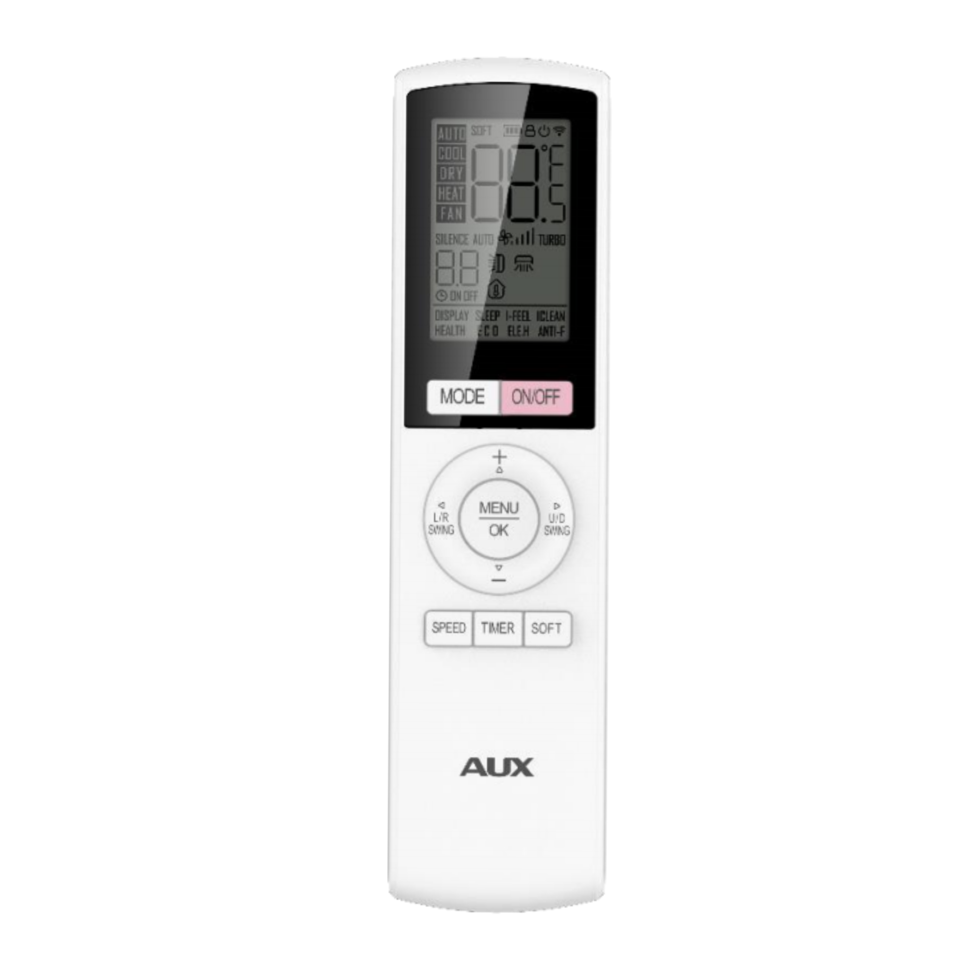 AUX SINGLE SPLIT CLIMATISEUR - UNITÉ EXTÉRIEURE ET INTÉRIEURE - PACK COMPLET - REFROIDISSEMENT ET CHAUFFAGE - WIFI - 18000 BTU - 5,1KW - R32 - BLANC MAT – Image 2