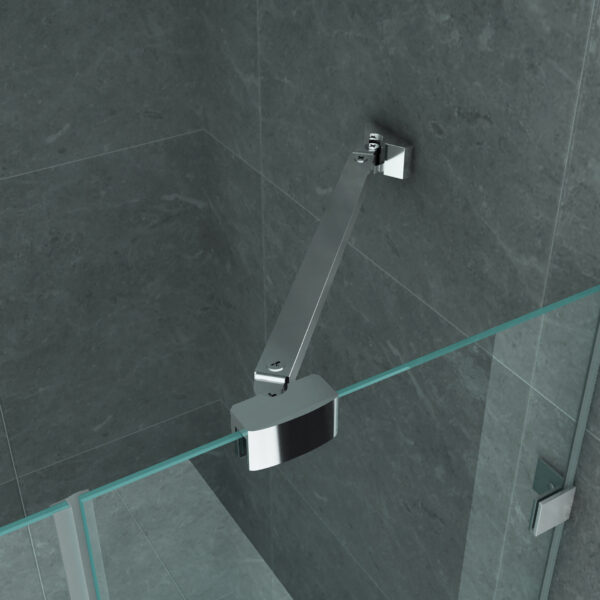 ALONI CABINE DE DOUCHE PORTE TOURNANTE 8MM (90X120X195CM) – Image 2